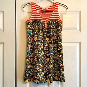 ROXY, girls floral sun dress, size XLarge, EUC